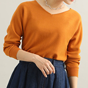 【ドラマ・リカ/5話】夏菜/着用トップス:ボートネックドルマンスリーブミラノリブプルオーバー