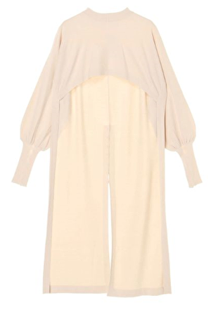 【まだ結婚できない男/6話】吉田羊/着用衣装(ニット)：バックロングニット