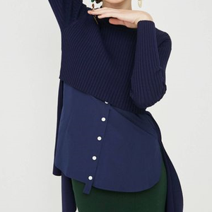 【まだ結婚できない男/7話】吉田羊/着用衣装(ニット)：DOCKING DESIGN KT